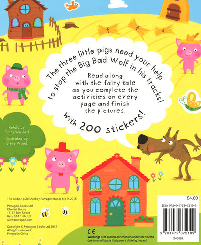 The Three Little Pigs Sticker Activity