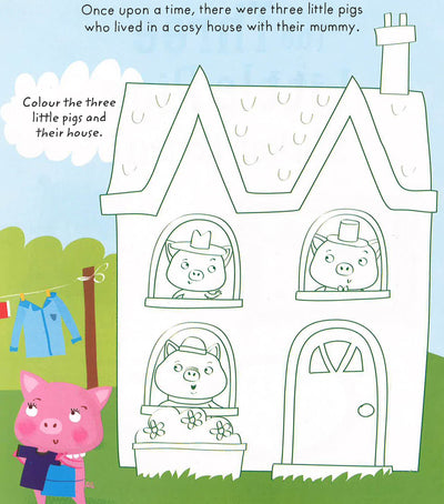 The Three Little Pigs Sticker Activity