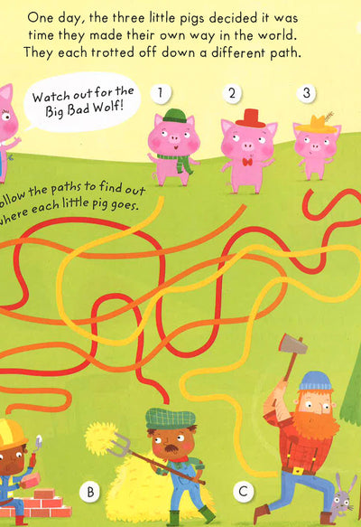 The Three Little Pigs Sticker Activity
