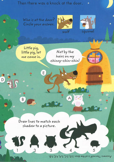 The Three Little Pigs Sticker Activity