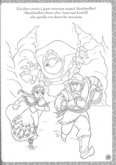 Disney Frozen Snowflakes And Sparkles: With Crayon Keeper!
