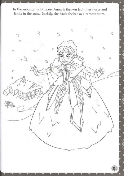 Disney Frozen Snowflakes And Sparkles: With Crayon Keeper!