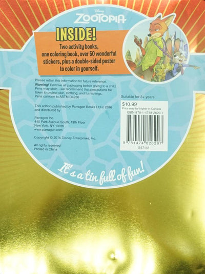 Disney Zootopia Collector's Tin
