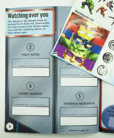Marvel Avengers Super Activity Case: Over 700 Stickers