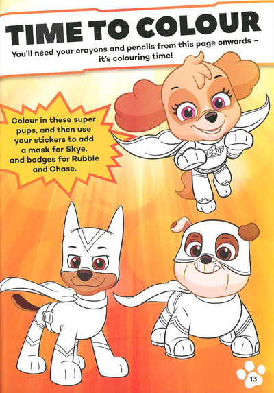 Nickelodeon Paw Patrol Sticker Pup Playtime