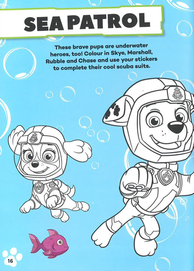 Nickelodeon Paw Patrol Sticker Pup Playtime