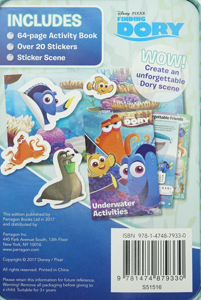Disney Pixar Finding Dory Mini Collector's Tin
