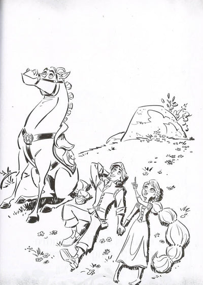 Disney Tangled: Drawing & Dreaming