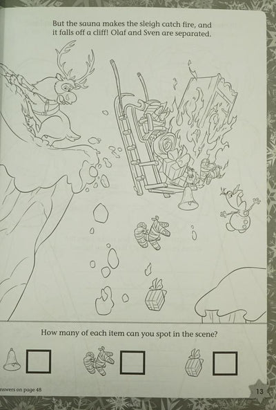 Colouring Fun: Olaf Frozen Adventure Little Snowman Big Adventures