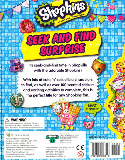 Shopkins Seek And Find Surprise
