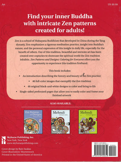 Zen Patterns And Designs: Coloring For Everyone