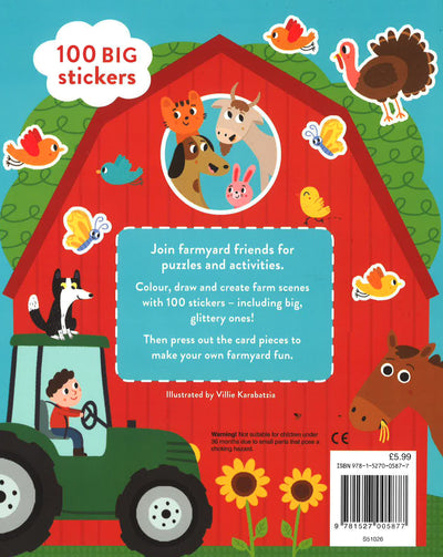 Press Out And Play: Farmyard Friends Puzzle Activities