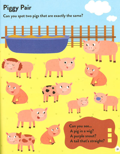 Press Out And Play: Farmyard Friends Puzzle Activities