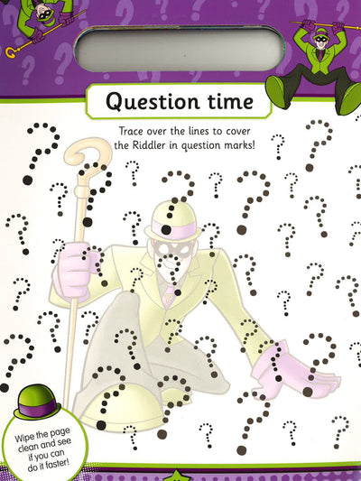 Dc Super Friends Wipe-Clean Activity Book: Write, Wipe And Write Again!
