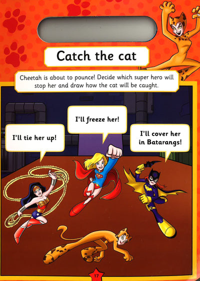 Dc Super Friends Wipe-Clean Activity Book: Write, Wipe And Write Again!