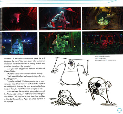 The Art Of Penguins Of Madagascar