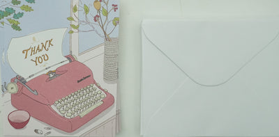 Typewriter Greenthanks