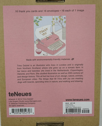 Typewriter Greenthanks
