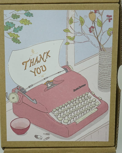 Typewriter Greenthanks