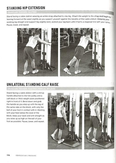 Men's fitness exercise bible outlet