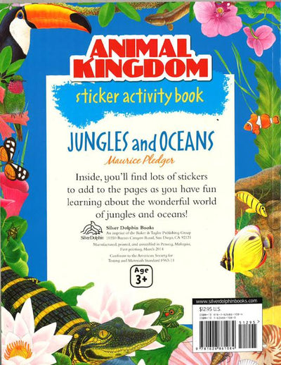 Animal Kingdom Sticker Activity Book: Jungles And Oceans
