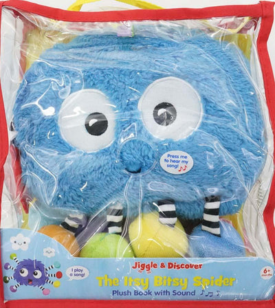 Jiggle & Discover: The Itsy Bitsy Spider ( Plush Book With Sound)