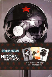 Street Notes Artwork By Hidden Moves (Small): Set Of Three 48 Page Small Notebooks