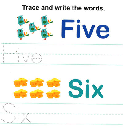Writing Practice: Numbers Wipe - Clean Book