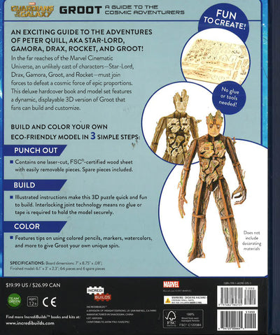 Groot: Incredibuilds (Guardians Of The Galaxy Deluxe Book And Model Set)