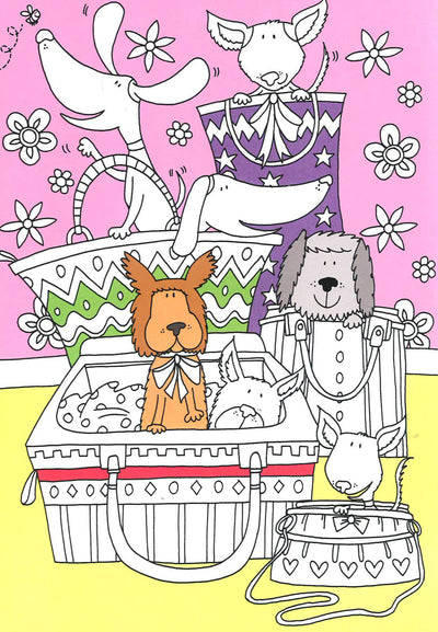 The Puppy Colouring Book