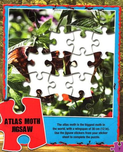 S & A Jigsaws: Creepy Crawlies Sticker Jigsaw Book
