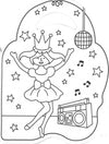 My Princess Coloring Purse