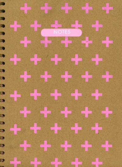 Geoart: Large Spiral-Bound Notebook