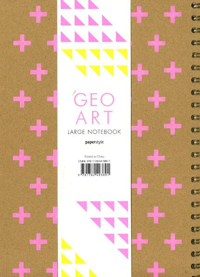 Geoart: Large Spiral-Bound Notebook