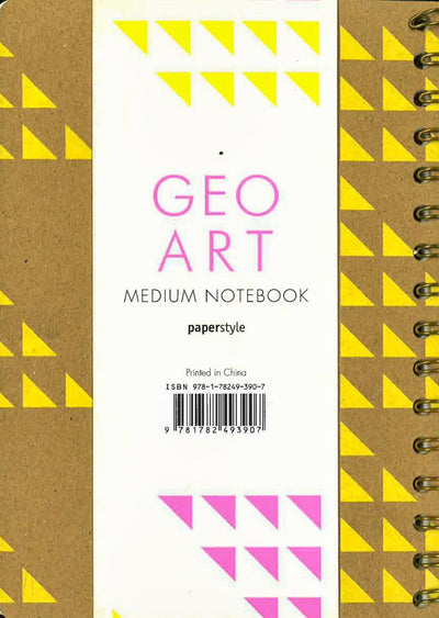 Geoart: Medium Spiral-Bound Notebook