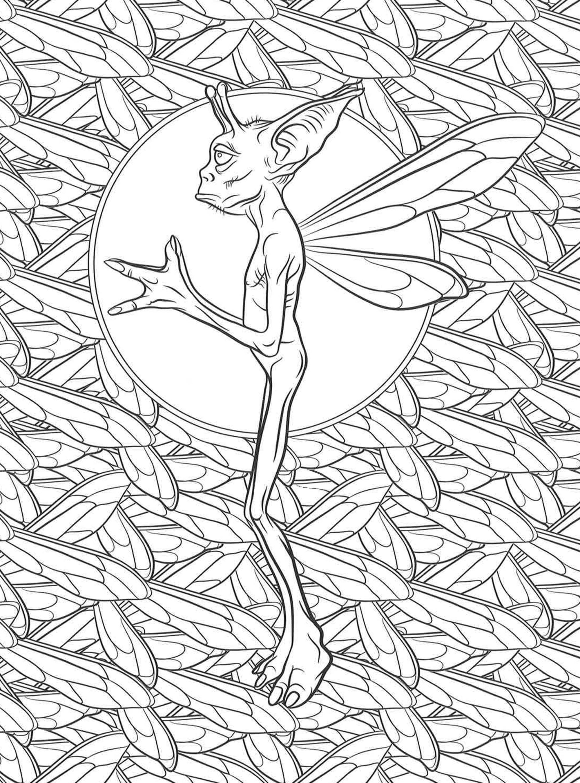 Harry Potter Magical Creatures Colouring Book Big Bad Wolf Books Sdn