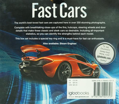 Fast Cars (Book + Key Ring Boxset)