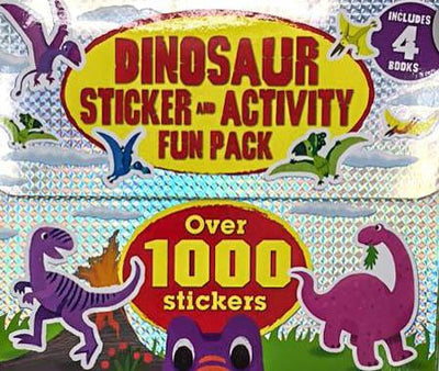 Dinosaur Sticker And Activity Fun Pack