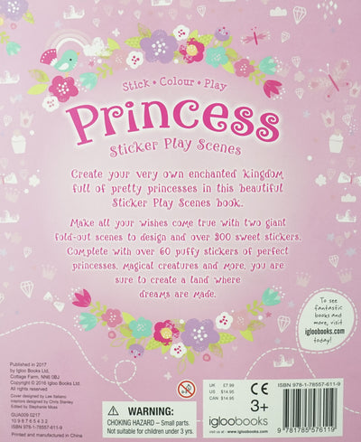 Princess Sticker Play Scenes
