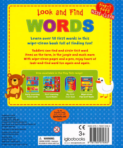 Tiny Tots Search & Seek: Look And Find: Words