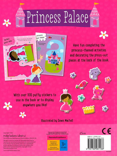 Princess Palace Puffy Sticker Book (Puffy Sticker Activity)