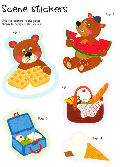 Lots To Spot Sticker Book: My Food!