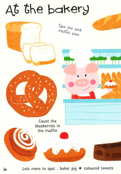 Lots To Spot Sticker Book: My Food!
