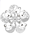 The World's Cutest Animal Coloring Book (Lonely Planet Kids)