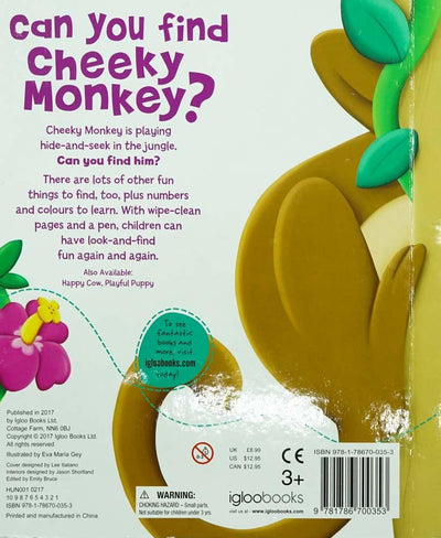 Can You Find Cheeky Monkey?