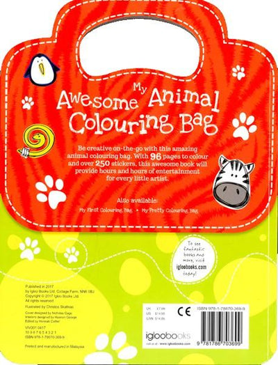 Animal Colouring Bag
