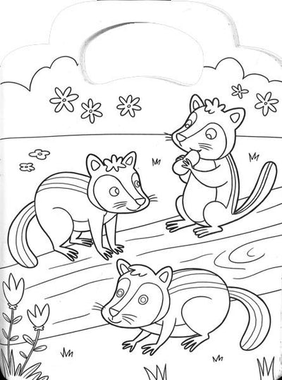 Animal Colouring Bag