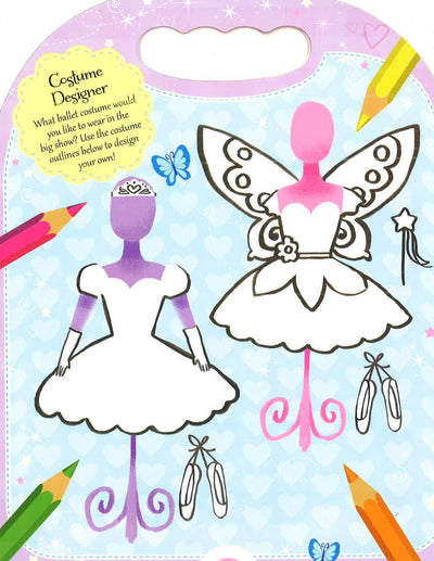 Ballerina Sticker Handbag