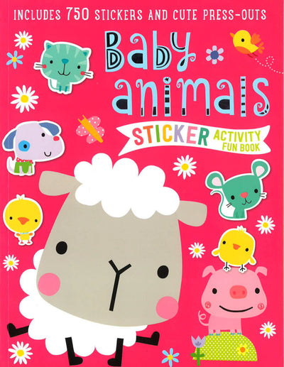 Sticker Activity Book Baby Animals