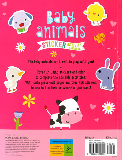Sticker Activity Book Baby Animals